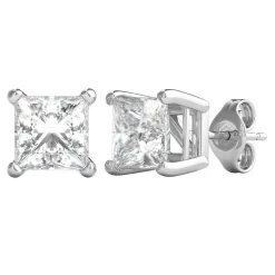 Prima Diamond 4-Prong Stud Earrings In 14K Gold