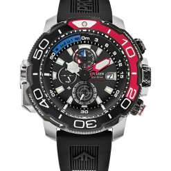 Promaster Aqualand Men's Watch With Black Polyurethane Band