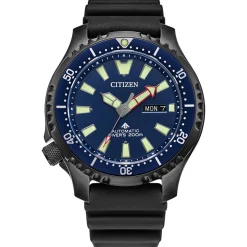 Promaster Diver Black Polyurethane Men's Watch In Black Ion-Plated Stainless Steel