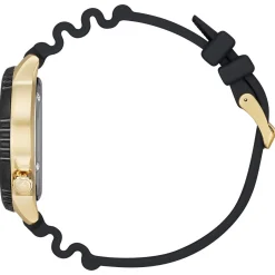 Promaster Diver Black Polyurethane Men's Watch In Gold Tone Ion-Plated Stainless Steel