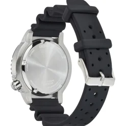 Promaster Diver Men's Watch With Polyurethane Bracelet In Sterling Silver