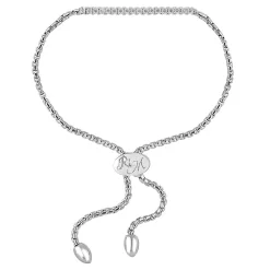 Rhythm & Muse™ 1/10 Ct. Tw. Diamond Bolo Bracelet In Sterling Silver