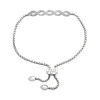 Rhythm & Muse™ Lab Created White Sapphire Twist Bolo Bracelet In Sterling Silver