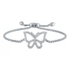Rhythm & Muse™ Lab Created White Sapphire Key Bolo Bracelets In Sterling Silver
