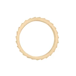 Ribbed Ring In Vermeil
