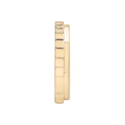 Ribbed Ring In Vermeil
