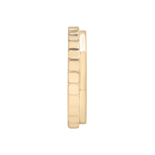 Ribbed Ring In Vermeil