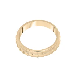 Ribbed Ring In Vermeil
