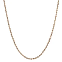 Rope Chain In 14K Rose Gold, 20"