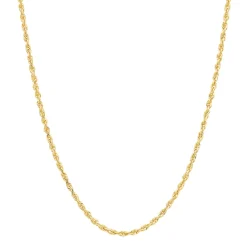 Rope Chain In 14K Yellow Gold, 24"