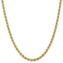 Rope Chain In 14K Yellow Gold, 22"