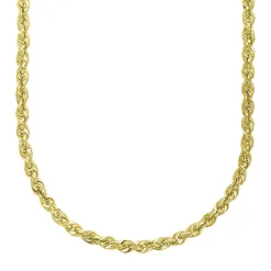 Rope Chain In 14K Yellow Gold, 30"