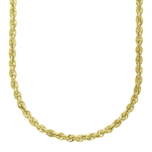 Rope Chain In 14K Yellow Gold, 30"