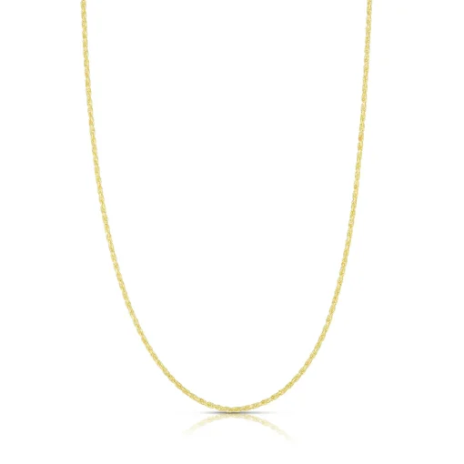 Rope Chain In 14K Yellow Gold, 1Mm, 30"