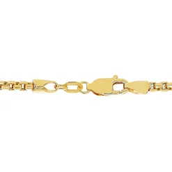 Rounded Box Chain In 14K Yellow Gold, 22"