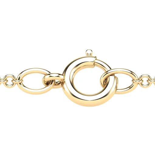 Ruby And Diamond Bar Pendant In 14K Yellow Gold (1/7 Ct. Tw.)