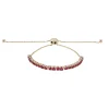 Ruby Bolo Bracelet In 10K Yellow Gold