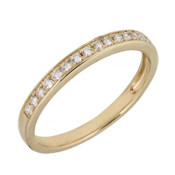 Sapphire & 1/2 Ct. Tw. Diamond Engagement Ring Set In 14K Yellow Gold