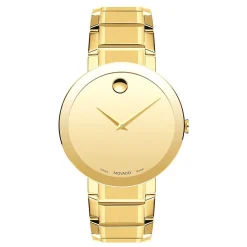 Sapphire Men's Watch In Yellow Gold-Tone Ion-Plated Stainless Steel, 39Mm