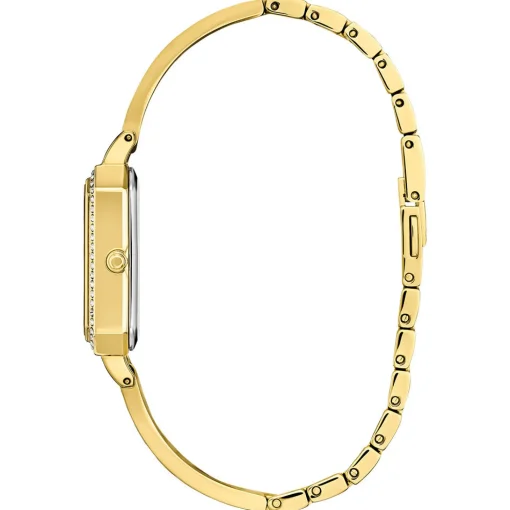 Silhouette Crystal Women's Watch In Yellow Gold-Tone Ion-Plated Stainless Steel