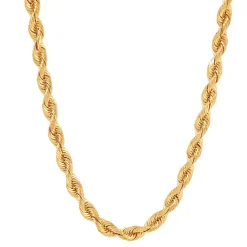 Silk Rope Chain In , 4.3Mm, 22"