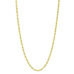 Singapore Chain In 14K Yellow Gold, 18"