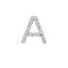 Single-Letter Stud Earring With Diamond Accents In