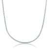 Snake Chain In Sterling Silver, 24"