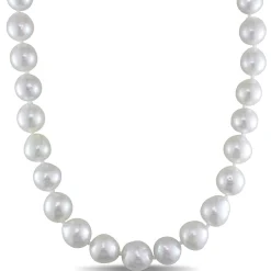 South Sea Pearl Necklace In 14K Yellow Gold, 10-12Mm, 18"