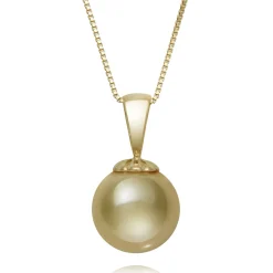 South Sea Pearl Pendant In 14K Yellow Gold