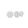 Starburst Diamond Earrings In 10K Gold (1/5 Ct. Tw.)