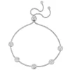 Station Bolo Bracelet With Moissanite In Sterling Silver (1 1/4 Ct. Tw.)