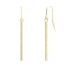 Stick Dangle Earring In 14K Yellow Gold