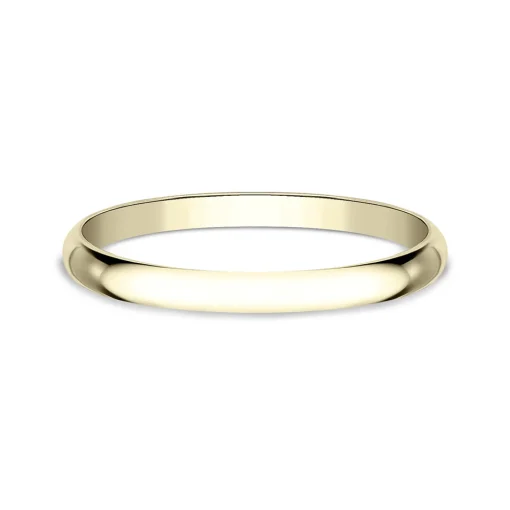 Thin Wedding Band In 14K Yellow Gold, 1.2Mm