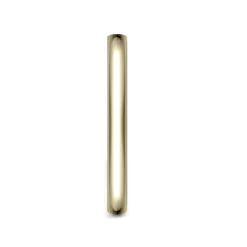Thin Wedding Band In 14K Yellow Gold, 1.2Mm