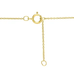 Topaz Necklace In 10K Yellow Gold