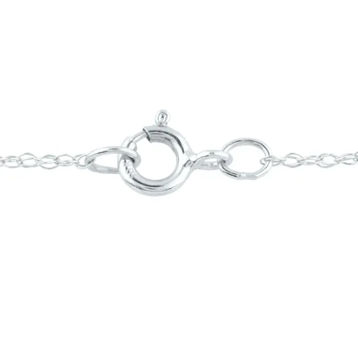 Topaz Pendant With Diamond Accents In 10K White Gold