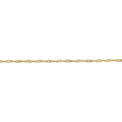 Tricolor Heart Necklace In 14K Gold
