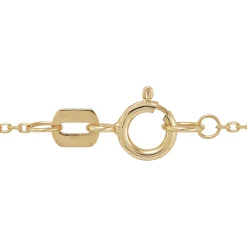 Tri-Tone Bead Necklace In 14K Yellow, White And Rose Gold