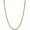 Twisted Rope Chain In 10K Yellow And White Gold