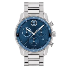 Verso Men's Watch In Stainless Steel, 44Mm