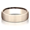 Wedding Band In 14K Rose Gold, 6.5Mm