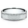 Wedding Band In 10K White Gold, 6Mm