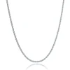 Wheat Chain In Sterling Silver, 24"