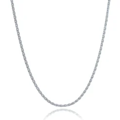 Wheat Chain In Sterling Silver, 24"
